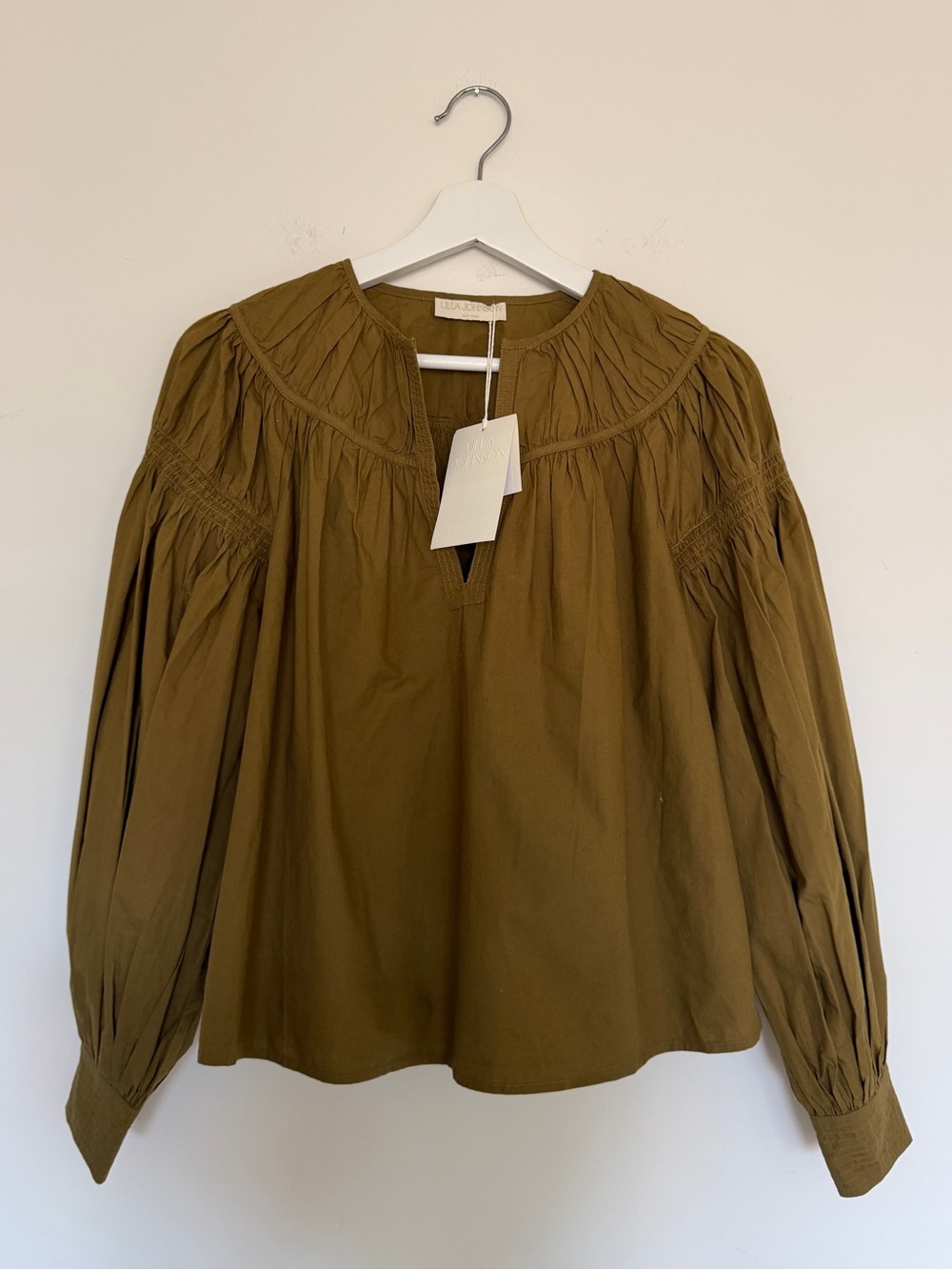 ULLA JOHNSON *NWT* Ora Blouse in Willow - 0